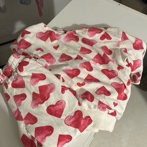 Cute heart Sweater and pant set